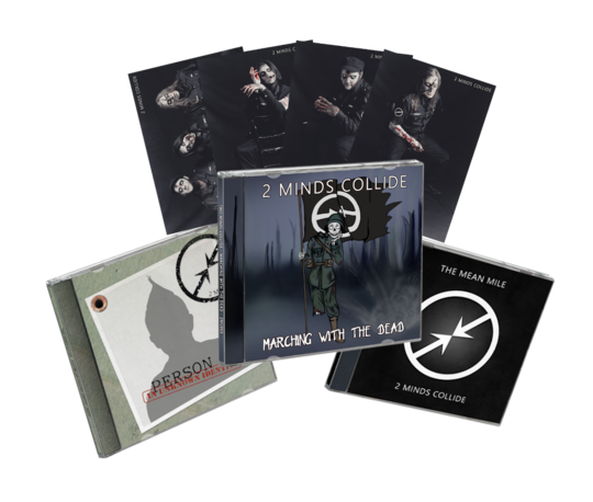 Produktabbildung TWO MINDS COLLIDE 3 CD Kennenlern-Paket+Postkarten