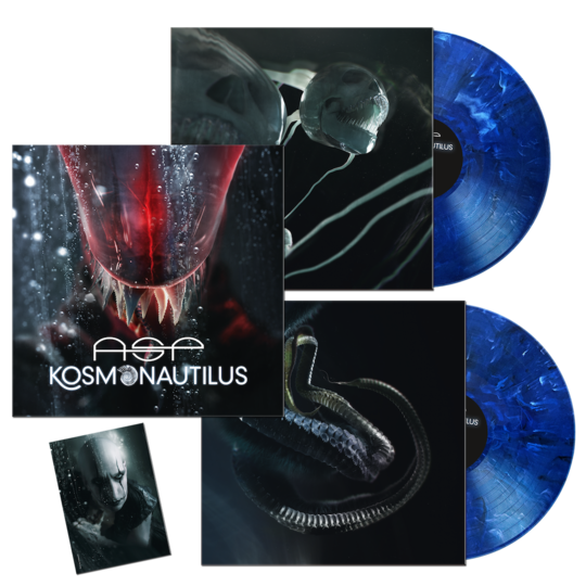 Produktabbildung 2LP „Kosmonautilus“ – lim. Blue Marble-Vinyl Edition 