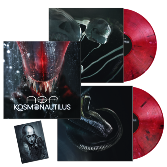 Produktabbildung 2LP „Kosmonautilus“ – lim. Red Marble-Vinyl Edition