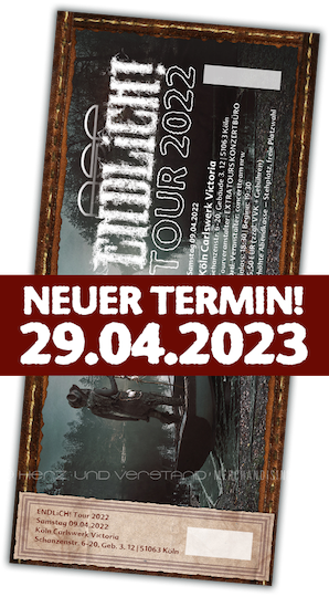Produktabbildung ASP ENDLiCH! Tour 2023 – 29.04.2023 Köln – Carlswerk Victoria