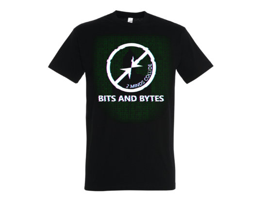 Produktabbildung Two Minds Collide: "Bits and Bytes" Herren T-Shirt
