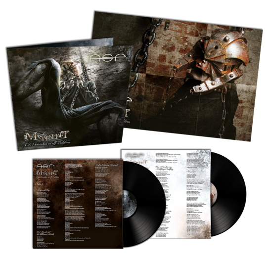 Produktabbildung 2LP Maskenhaft Vinyl (Deep Black Version)