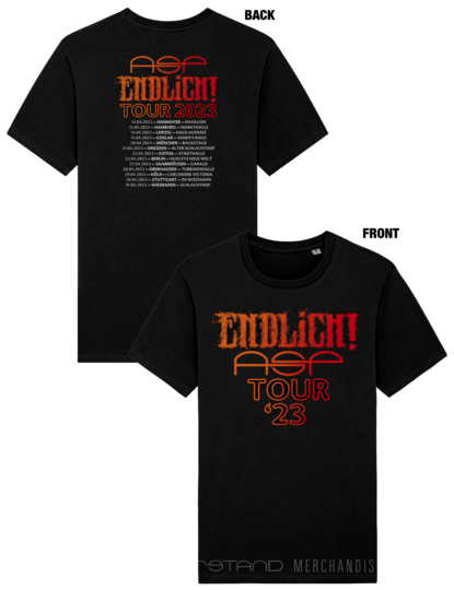 Produktabbildung ENDLiCH! Tour 2023 Shirt Unisex