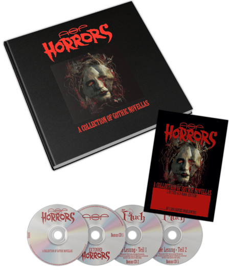 Produktabbildung 4CD "Horrors – A Collection of Gothic Novellas" Deluxe