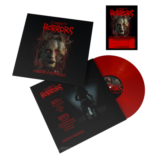 Produktabbildung LP "Horrors – A Collection of Gothic Novellas" RED VINYL