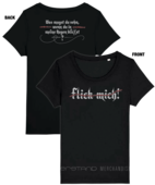 Produktabbildung Flick mich! – Frauen-Shirt