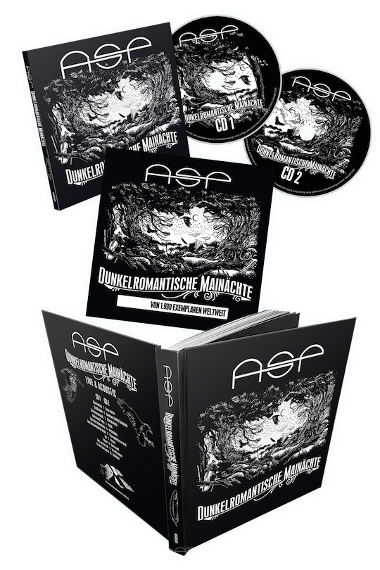Produktabbildung 2CD "Dunkelromantische Mainächte – Live & Acoustic" Deluxe