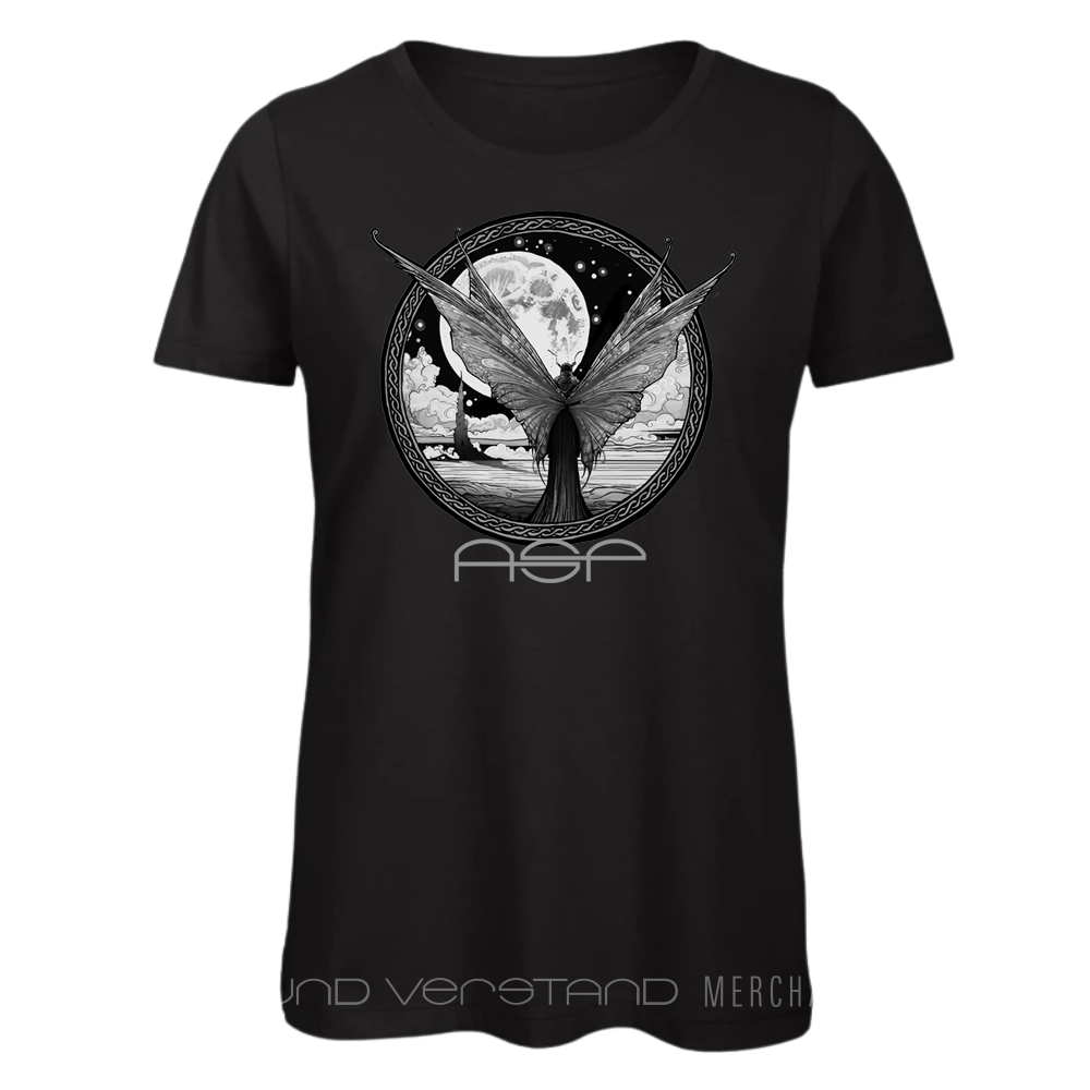 Produktabbildung Schwarzer Schmetterling Illustration Frauen-Shirt