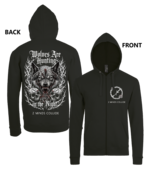 Produktabbildung Two Minds Collide "Wolves Are Hunting in the Night" Unisex-Kapuzenjacke, leicht