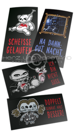 Produktabbildung "Die kleine Ballade..." - 4er-Postkarten-Set