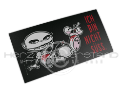 Produktabbildung "Ich bin nicht süss" DinLang-Postkarte